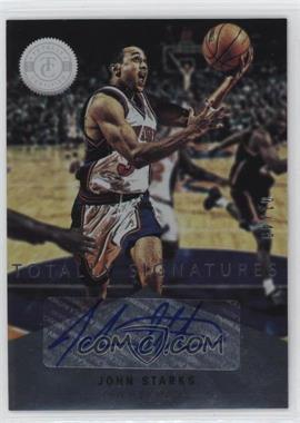 2012-13 Totally Certified - Signatures - Totally Silver #92 - John Starks /49 [EX to NM]