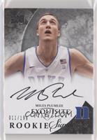 Exquisite Rookie Signatures - Miles Plumlee #/199