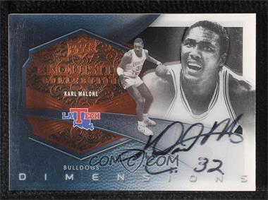 2012-13 Upper Deck Exquisite Collection - Dimensions #D-KM - Karl Malone /25 [EX to NM]