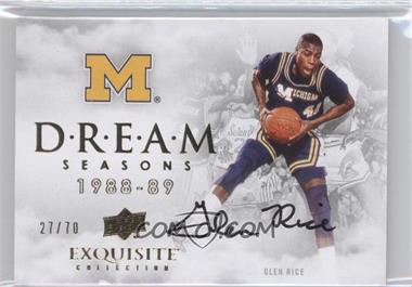 2012-13 Upper Deck Exquisite Collection - Dream Seasons #DS-GR - Glen Rice /70