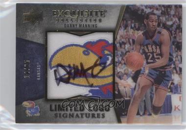 2012-13 Upper Deck Exquisite Collection - Limited Logo Signatures #LL-DM - Danny Manning /25