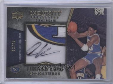 2012-13 Upper Deck Exquisite Collection - Limited Logo Signatures #LL-RO - Dennis Rodman /25