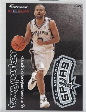 2012 Fathead Tradeables - [Base] #_TOPA - Tony Parker