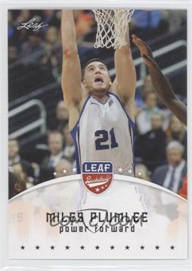 2012 Leaf - [Base] #MP1 - Miles Plumlee