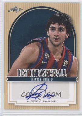 2012 Leaf Best of Basketball - [Base] #RR1.1 - Ricky Rubio (No Ball)