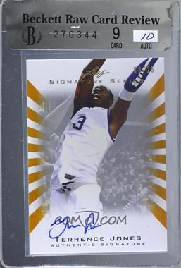 2012 Leaf Signature Series - [Base] - Gold #BA-TJ1 - Terrence Jones /25 [BRCR 9]