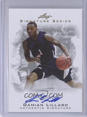 2012 Leaf Signature Series - [Base] #BA-DL1 - Damian Lillard