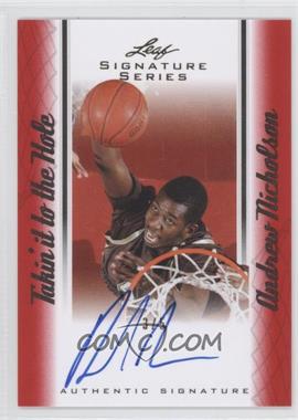 2012 Leaf Signature Series - Takin it to the Hole - Red #TH-AN1 - Andrew Nicholson /5