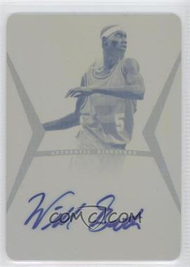 2012 Leaf Ultimate - Base Autographs - Printing Plate Yellow #BA-WB1 - Will Barton /1