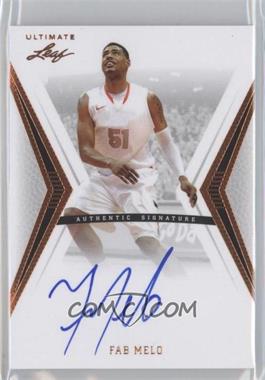 2012 Leaf Ultimate - Base Autographs #BA-FM1 - Fab Melo