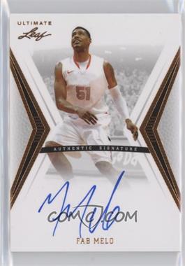 2012 Leaf Ultimate - Base Autographs #BA-FM1 - Fab Melo