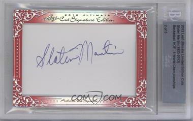 2012 Leaf Ultimate - Cut Signature Edition #_SLMA - Slater Martin /5 [BGS Authentic]