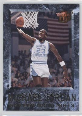 2013-14 Fleer Retro - 1992-93 Ultra Michael Jordan Career Highlights #1 - Michael Jordan