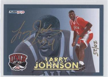 2013-14 Fleer Retro - Final Four Stars - Autographs #21 - Larry Johnson /25