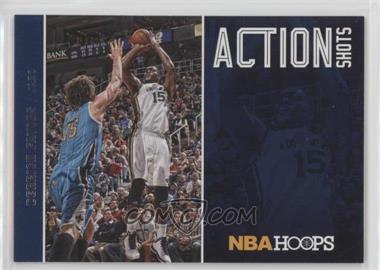 2013-14 NBA Hoops - Action Shots #16 - Derrick Favors