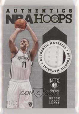 2013-14 NBA Hoops - Authentics Memorabilia - Prime #52 - Brook Lopez /10