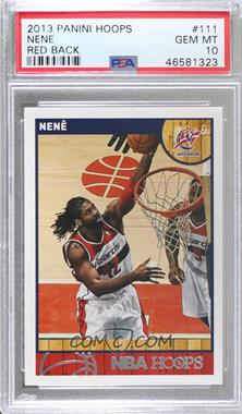 2013-14 NBA Hoops - [Base] - Red Back #111 - Nenê [PSA 10 GEM MT]