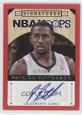 2013-14 NBA Hoops - Signatures - Red #31 - Patrick Patterson /100