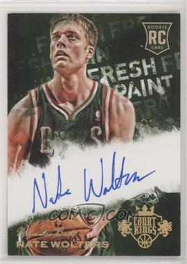 2013-14 Panini Court Kings - Fresh Paint Autographs - Gold #30 - Nate Wolters /10