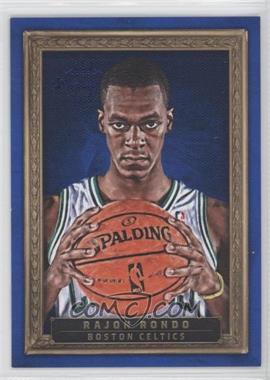 2013-14 Panini Court Kings - Portraits - Blue Framed #68 - Rajon Rondo /75