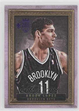 2013-14 Panini Court Kings - Portraits - Purple Framed #60 - Brook Lopez /5