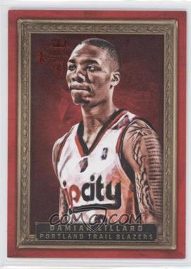 2013-14 Panini Court Kings - Portraits - Red Framed #46 - Damian Lillard /25