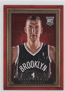 2013-14 Panini Court Kings - Rookie Portraits - Red Framed #18 - Mason Plumlee /25