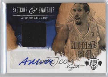 2013-14 Panini Court Kings - Sketches & Swatches Autographs #26 - Andre Miller /199