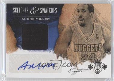 2013-14 Panini Court Kings - Sketches & Swatches Autographs #26 - Andre Miller /199