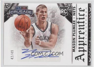 2013-14 Panini Crusade - Apprentice Signatures - Silver #36 - Mason Plumlee /49