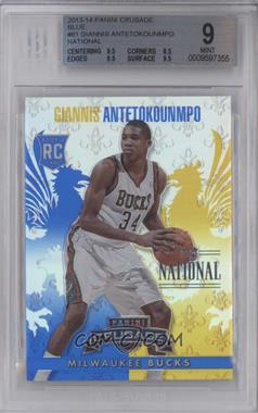 2013-14 Panini Crusade - Crusade - Blue 2014 National Convention #61 - Giannis Antetokounmpo /5 [BGS 9 MINT]