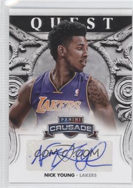 2013-14 Panini Crusade - Quest Autographs #27 - Nick Young