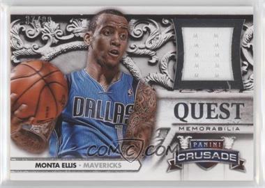 2013-14 Panini Crusade - Quest Memorabilia #70 - Monta Ellis /99