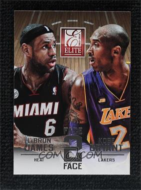 2013-14 Panini Elite - Face 2 Face #2 - LeBron James, Kobe Bryant