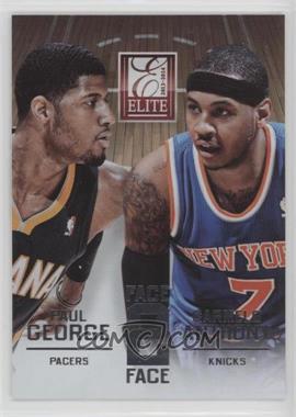 2013-14 Panini Elite - Face 2 Face #9 - Paul George, Carmelo Anthony