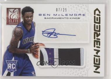 2013-14 Panini Elite - New Breed Materials Signatures - Prime #NB-BM - Ben McLemore /25