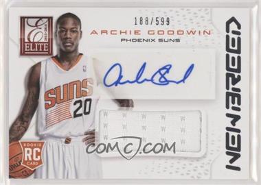 2013-14 Panini Elite - New Breed Materials Signatures #NB-AG - Archie Goodwin /599