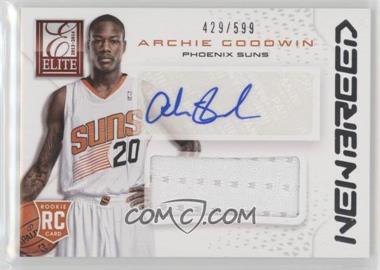 2013-14 Panini Elite - New Breed Materials Signatures #NB-AG - Archie Goodwin /599