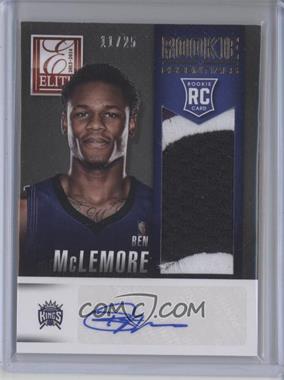 2013-14 Panini Elite - Rookie Essentials Materials Signatures - Prime #RE-BM - Ben McLemore /25