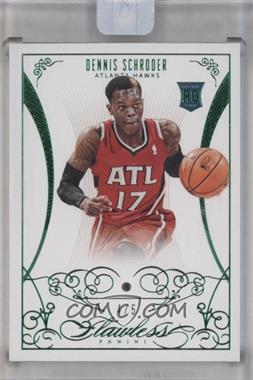 2013-14 Panini Flawless - [Base] - Emerald #95 - Dennis Schroder /5 [Uncirculated]