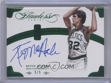 2013-14 Panini Flawless - NBA Signatures - Emerald #NB-KM - Kevin McHale /5