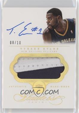 2013-14 Panini Flawless - Patch Autographs - Gold #PA-TE - Tyreke Evans /10 [Good to VG‑EX]