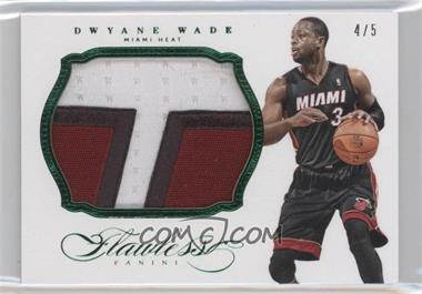 2013-14 Panini Flawless - Patches - Emerald #48 - Dwyane Wade /5