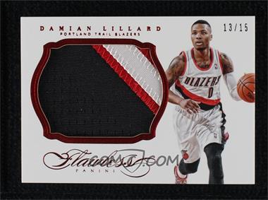 2013-14 Panini Flawless - Patches - Ruby #31 - Damian Lillard /15