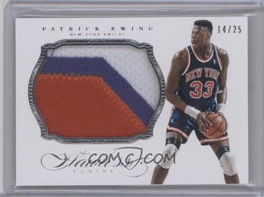 2013-14 Panini Flawless - Patches #15 - Patrick Ewing /25