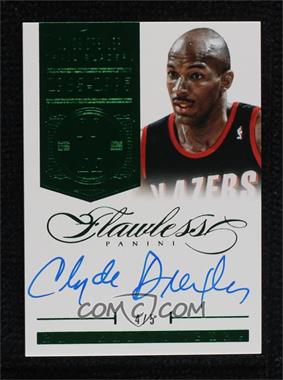 2013-14 Panini Flawless - Retired Numbers - Emerald #RN-CD - Clyde Drexler /5