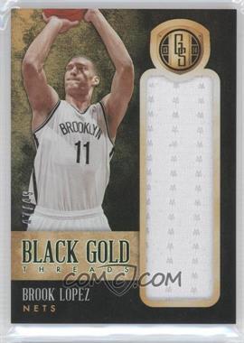 2013-14 Panini Gold Standard - Black Gold Threads #9 - Brook Lopez /49