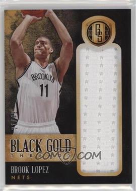 2013-14 Panini Gold Standard - Black Gold Threads #9 - Brook Lopez /49