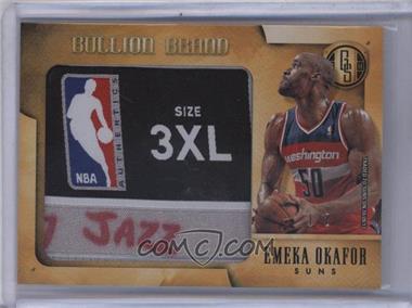 2013-14 Panini Gold Standard - Bullion Brand Logos #33 - Emeka Okafor /2