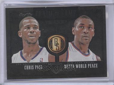 2013-14 Panini Gold Standard - Claim to Fame Duals - Black #19 - Chris Paul, Metta World Peace /1